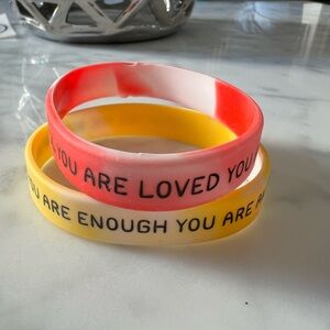 Inspirational Silicone Bracelets